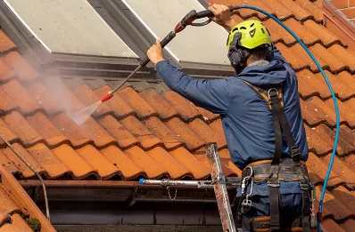 Démoussage et hydrofuge de toiture aux Chalesmes